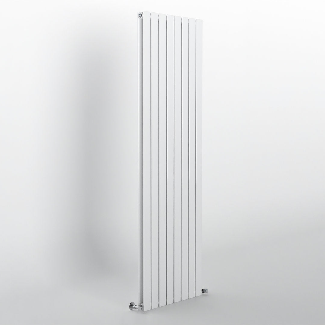 White Flat Panel Vertical Designer Radiator 1800 x 544mm (Double Panel)