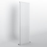 Oval White Vertical Designer Radiator