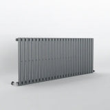 DOUBLE_OVAL designer radiator on a white background
