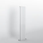 Oval White Vertical Designer Radiator