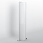 Oval White Vertical Designer Radiator