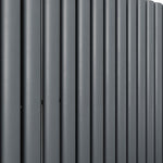 H1600mm x W354mm Double Oval Panel Anthracite Vertical Designer Radiator