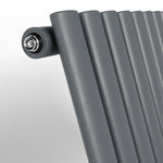 DOUBLE_OVAL radiator on a white background