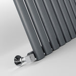 DOUBLE_OVAL radiator on a white background
